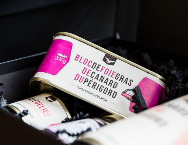 Design foies gras nouvelle aquitaine