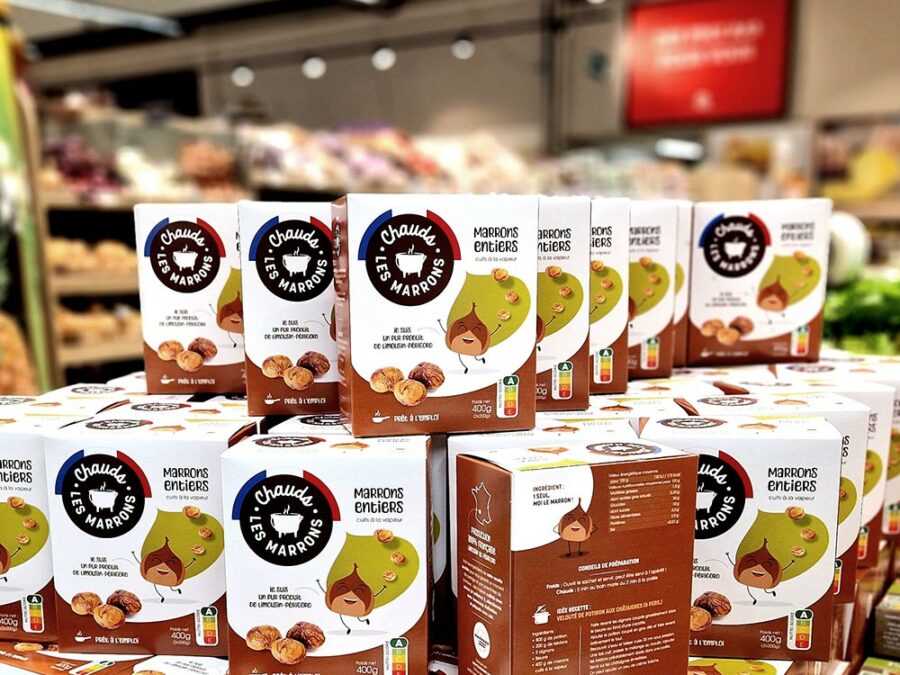 Packaging marrons du Périgord