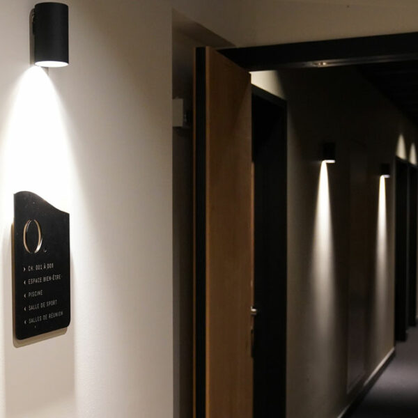 design espace couloir hotel